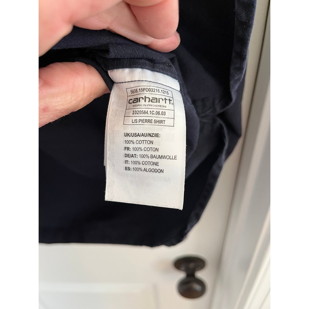 Carhartt WIP L/S Pierre Shirt Military Utility Button Up - Picture 7 of 8